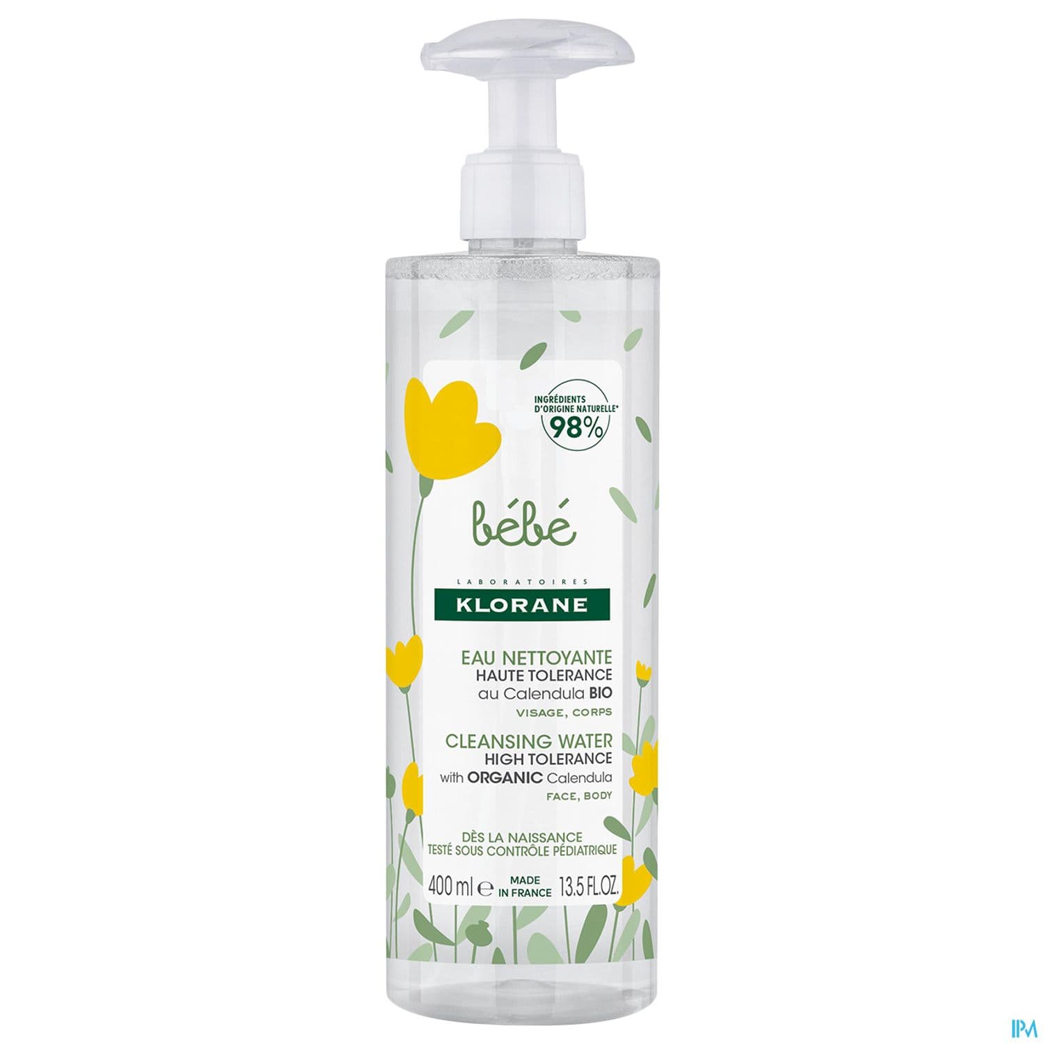 Klorane Bebe Eau Nettoyante 400ml