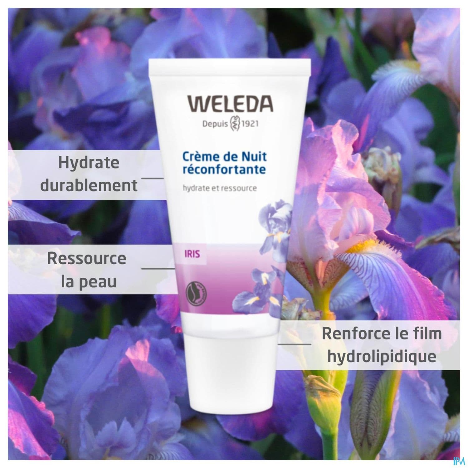 WELEDA CR NUIT HYD IRIS 30ML