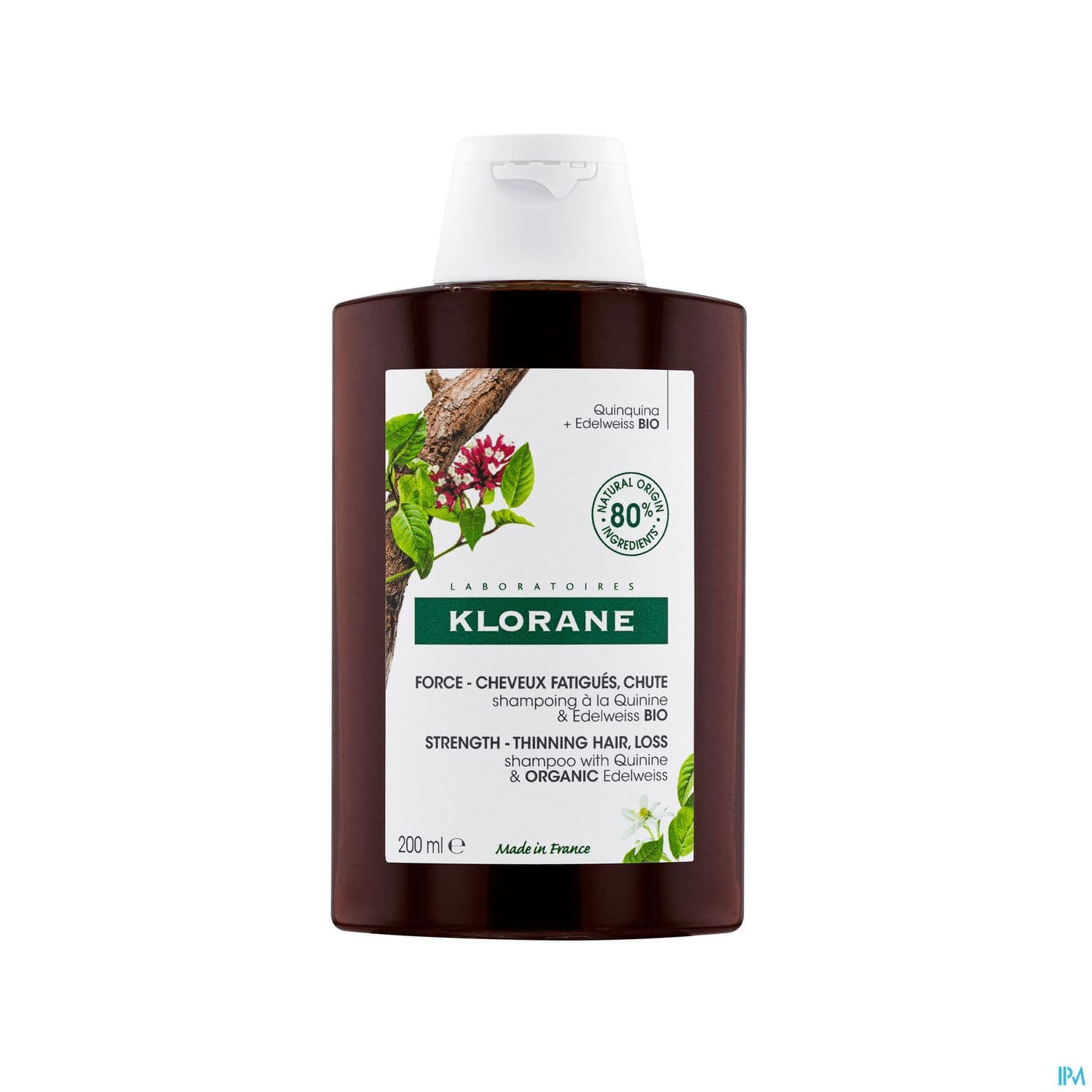KLORANE SH QUININE EDELWEISS 200ML
