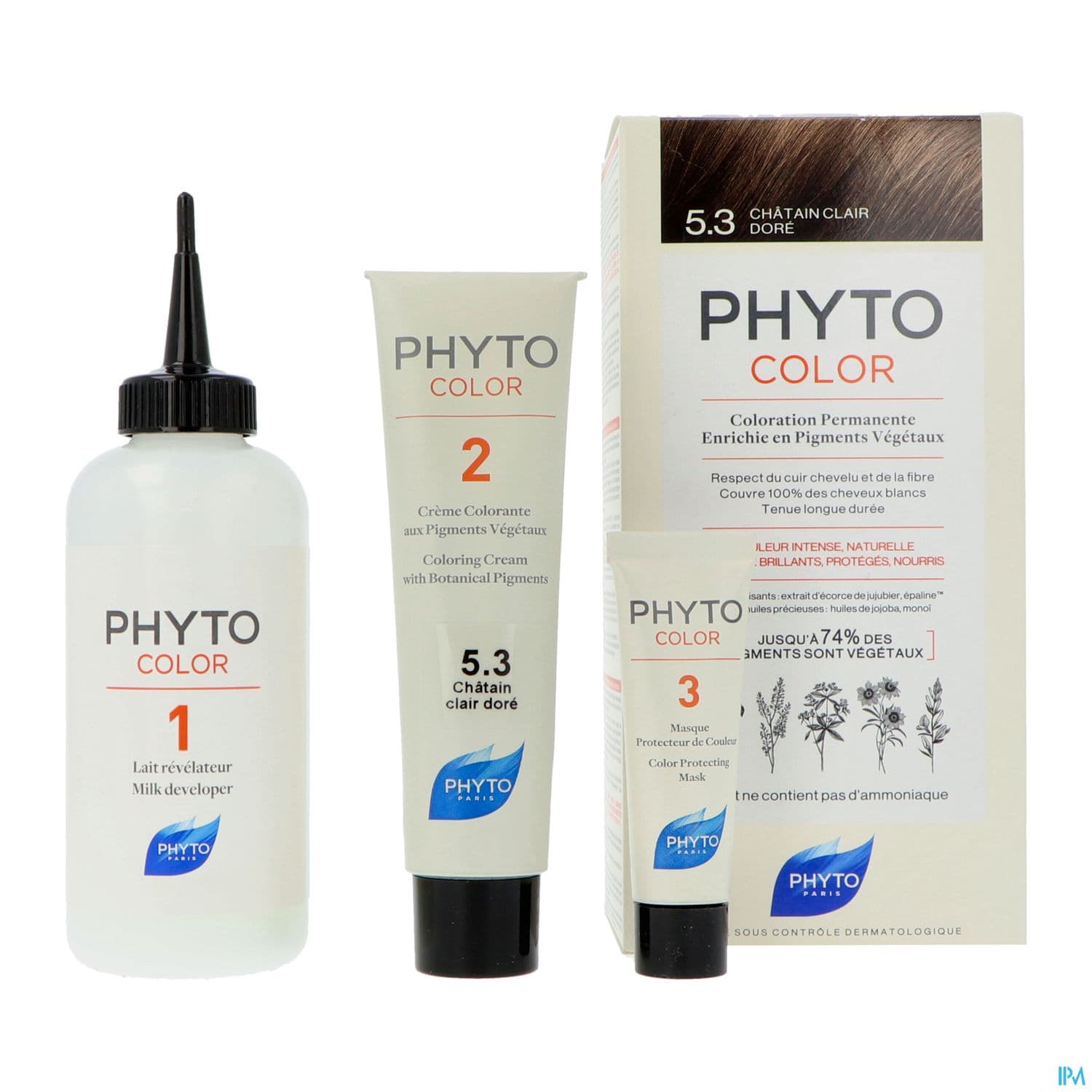 PHYTO COLOR 5,3 CHATAIN CLAIR DORE