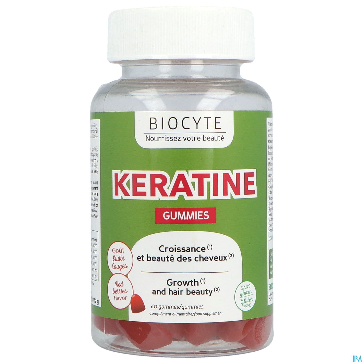 BIOCYTE KERATINE GUMMIE 60