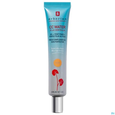 Erborian Cc Water Gel Teint Frais Perfecteur De Peau Dore 40ml