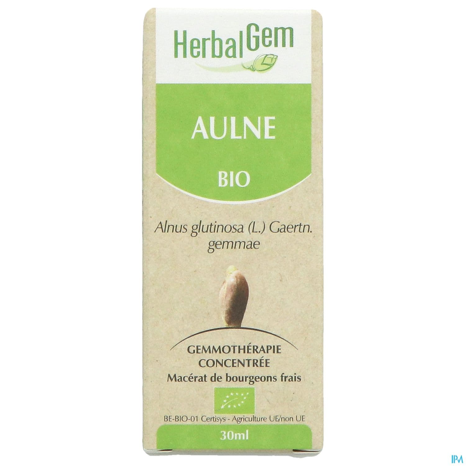 Herbalgem Aulne Bourgeon Macerat Glycerin Bio 30ml