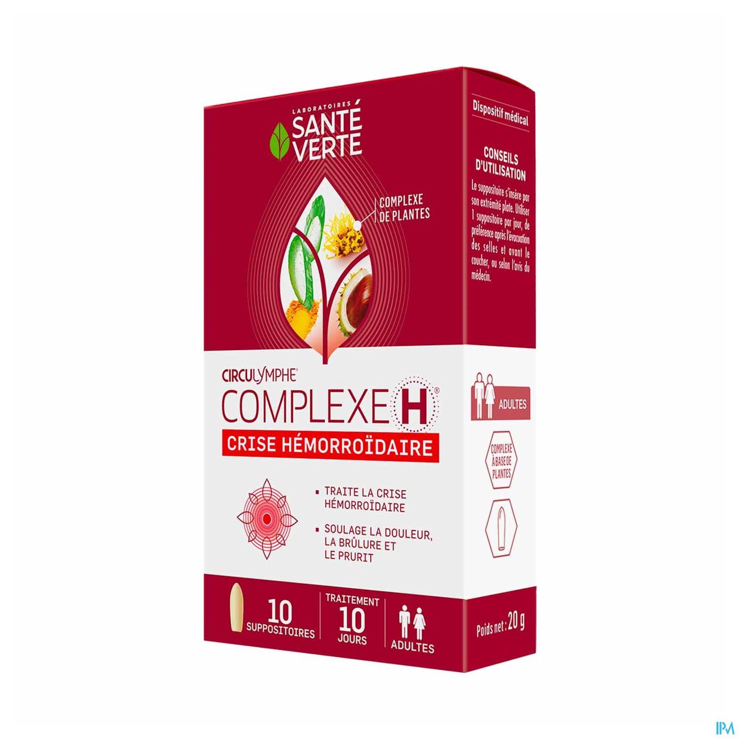 CIRCULYMPHE COMPLEXE H SUPPO 10