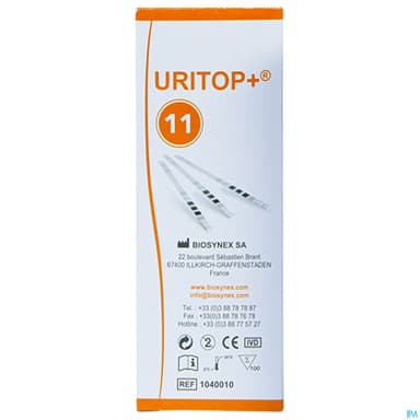 Biosynex Uritop+11 Bandelette Urinaire 100