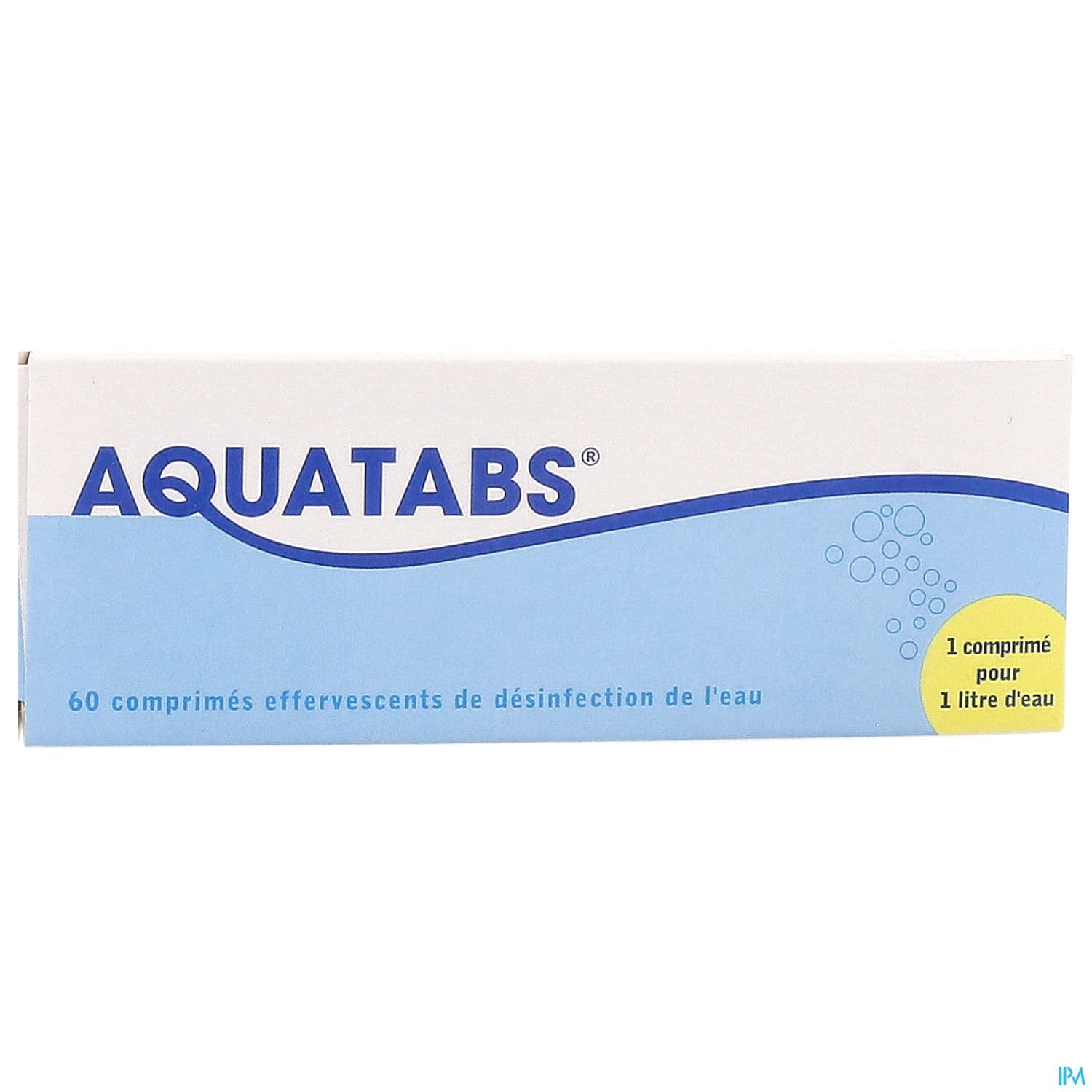 AQUATABS 1CPR/LITRE CPR EFF B/60