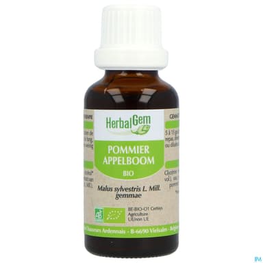Herbalgem Pommier Bourgeon Macerat Glycer Bio 30ml