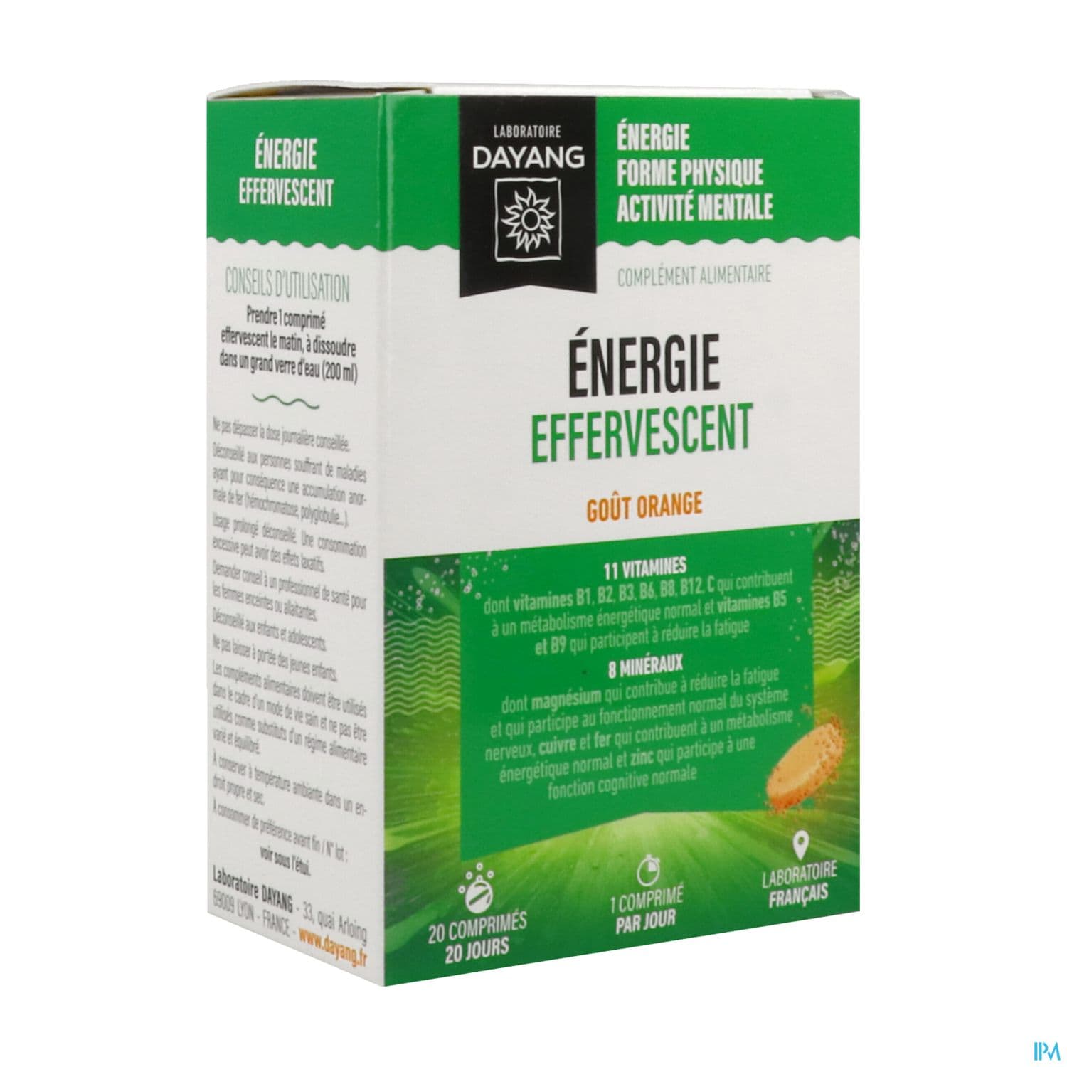 DAYANG ENERGIE CPR EFF 20 — Pharmacie Tocaven - Bordeaux