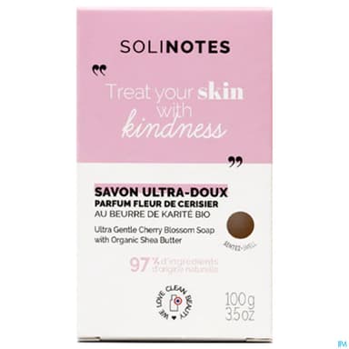 Solinotes Savon Solide Fleur De Cerisier 100g