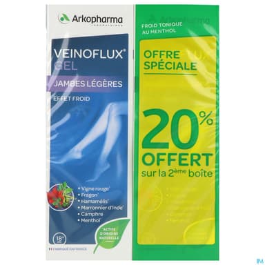 VEINOFLUX GEL EFFET FROID 150MLX2