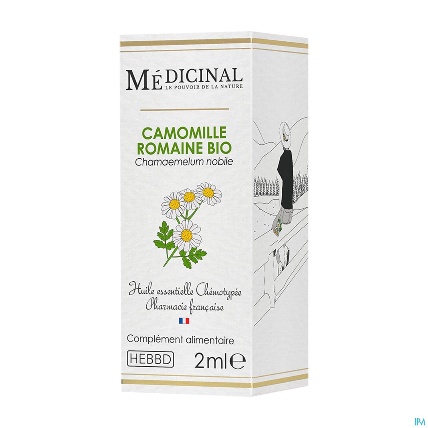 Medicinal Huile Essentielle Camomille Romaine Bio 2ml