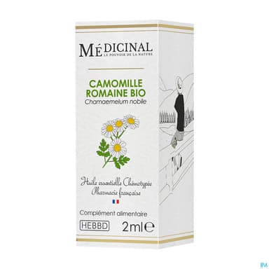 Medicinal Huile Essentielle Camomille Romaine Bio 2ml