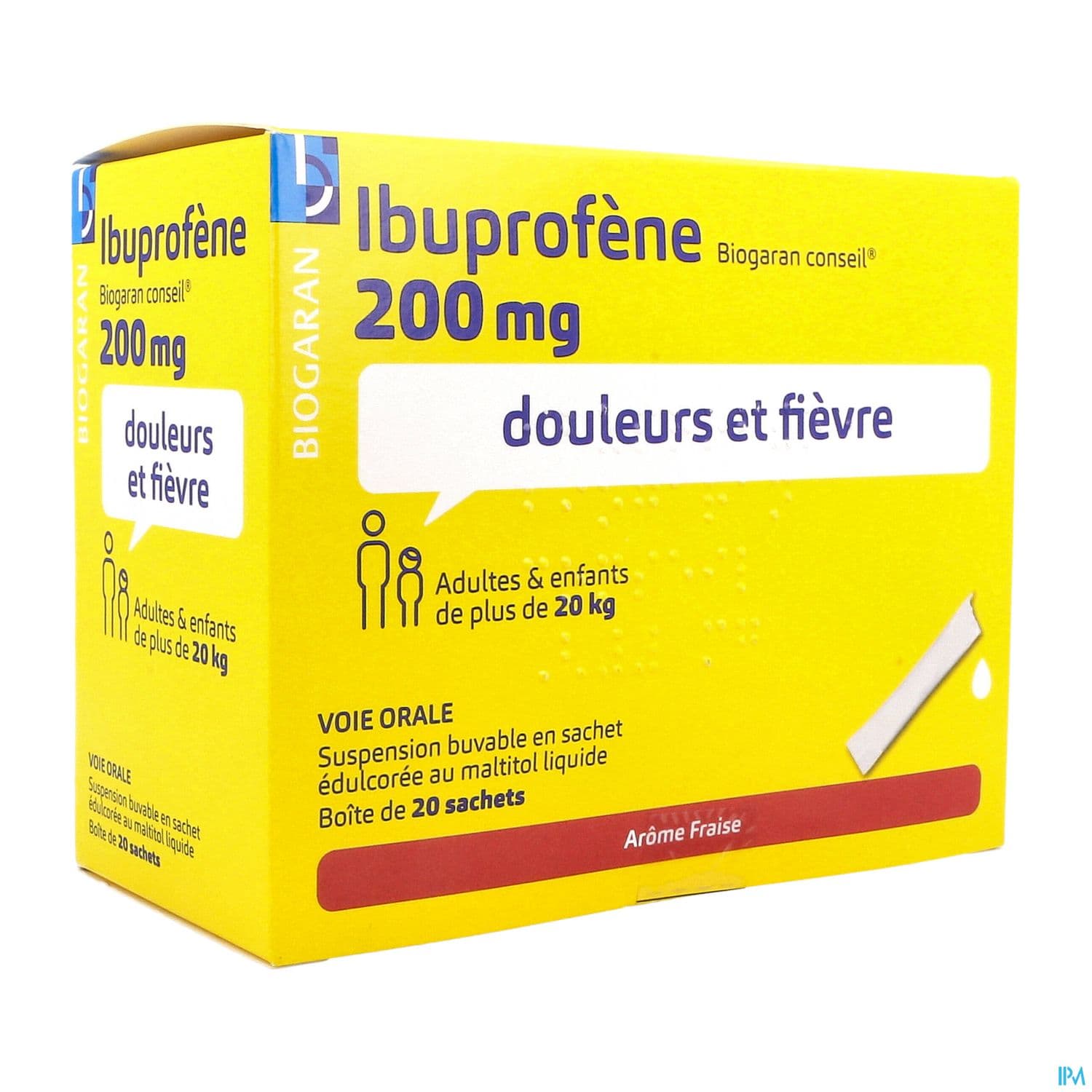 Ibuprofene Biogaran Conseil 200mg Suspension Buvable 10ml 20