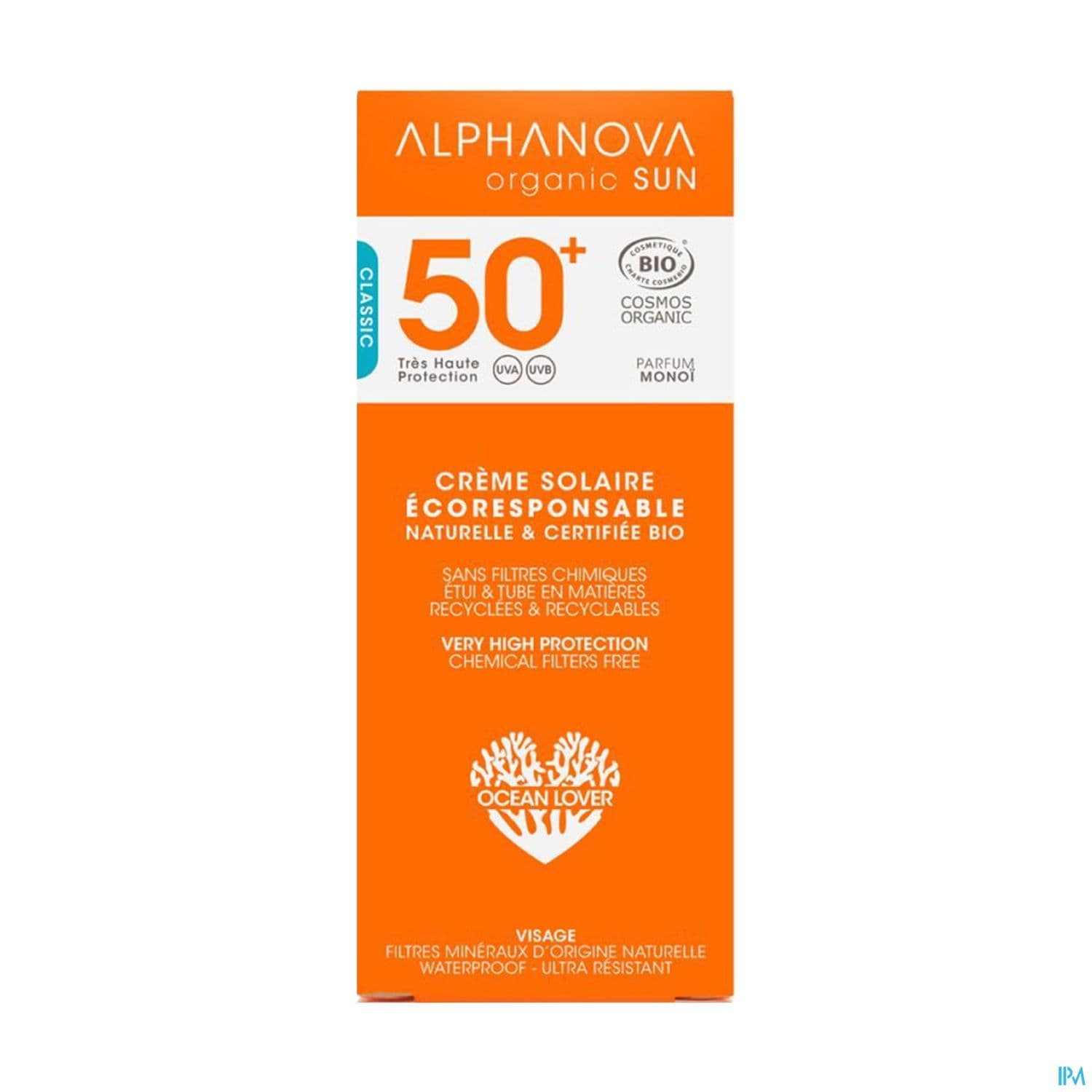 Alphanova Organic Sun Spf50+ Bio Creme 50ml