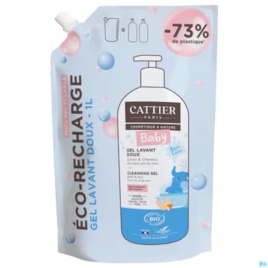 CATTIER BB GEL LAV DOUX RECH 1L