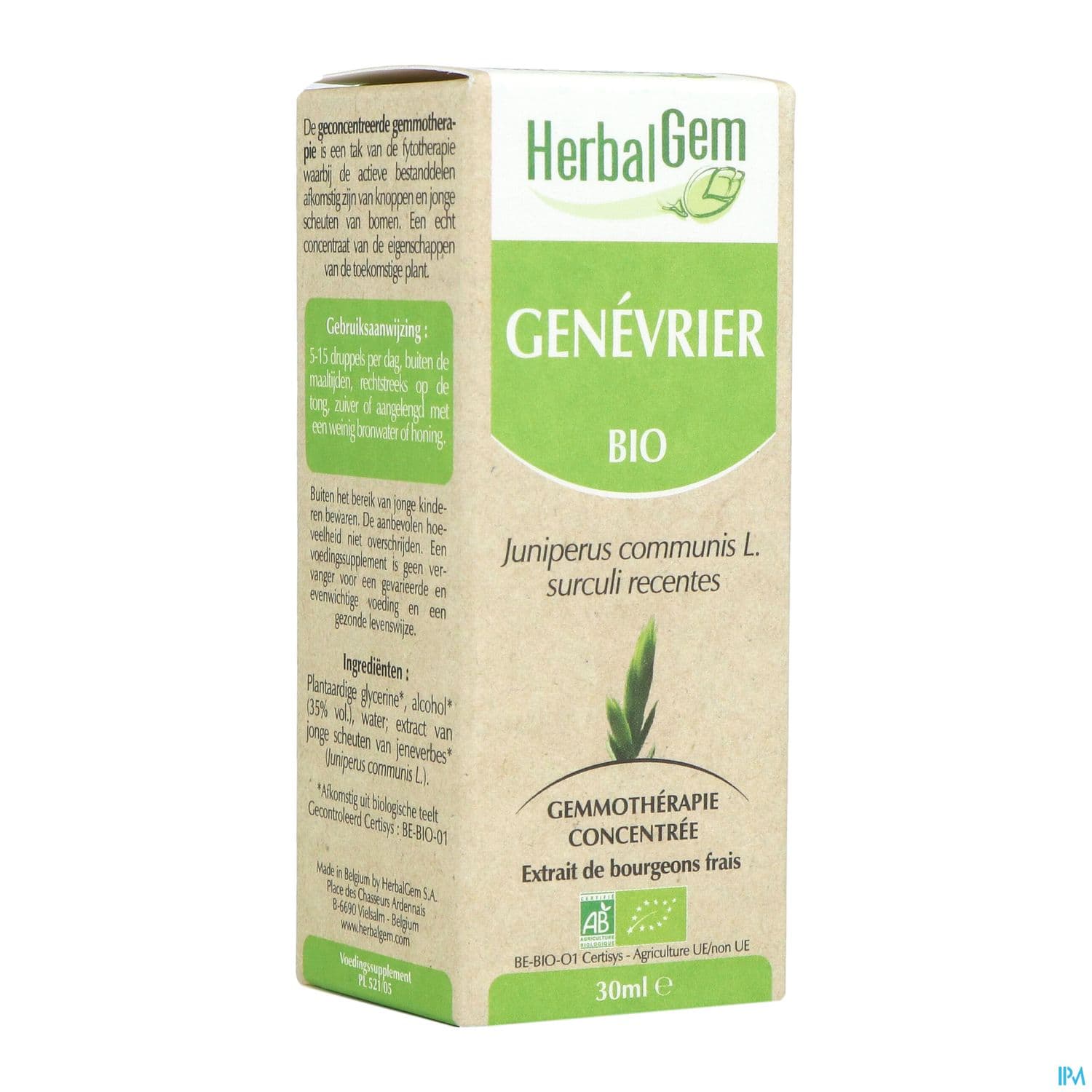 Herbalgem Genevrier Jp Bourgeon Macerat Bio 30ml