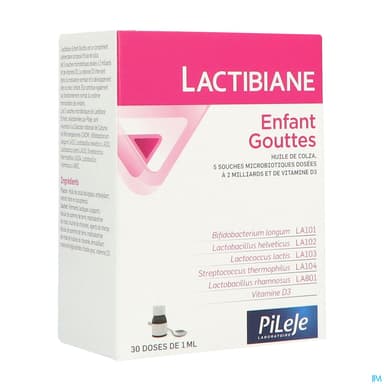 Pileje Lactibiane Enfant Gouttes 30ml