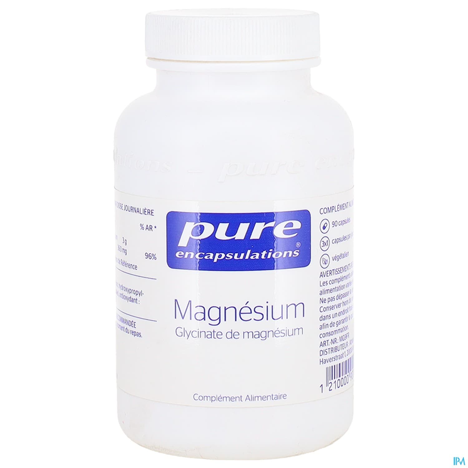 PURE ENCAPSULAT GLYC MAGNES CAPS90
