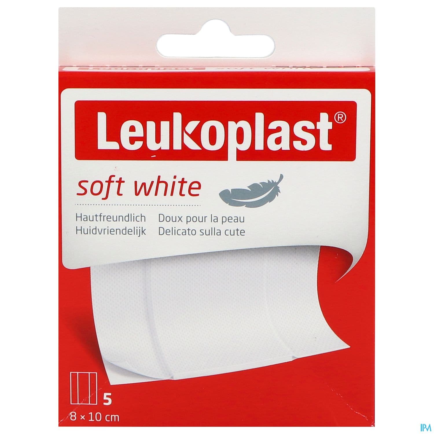 Leukoplast Soft White Pansement 10cm X 8cm 5