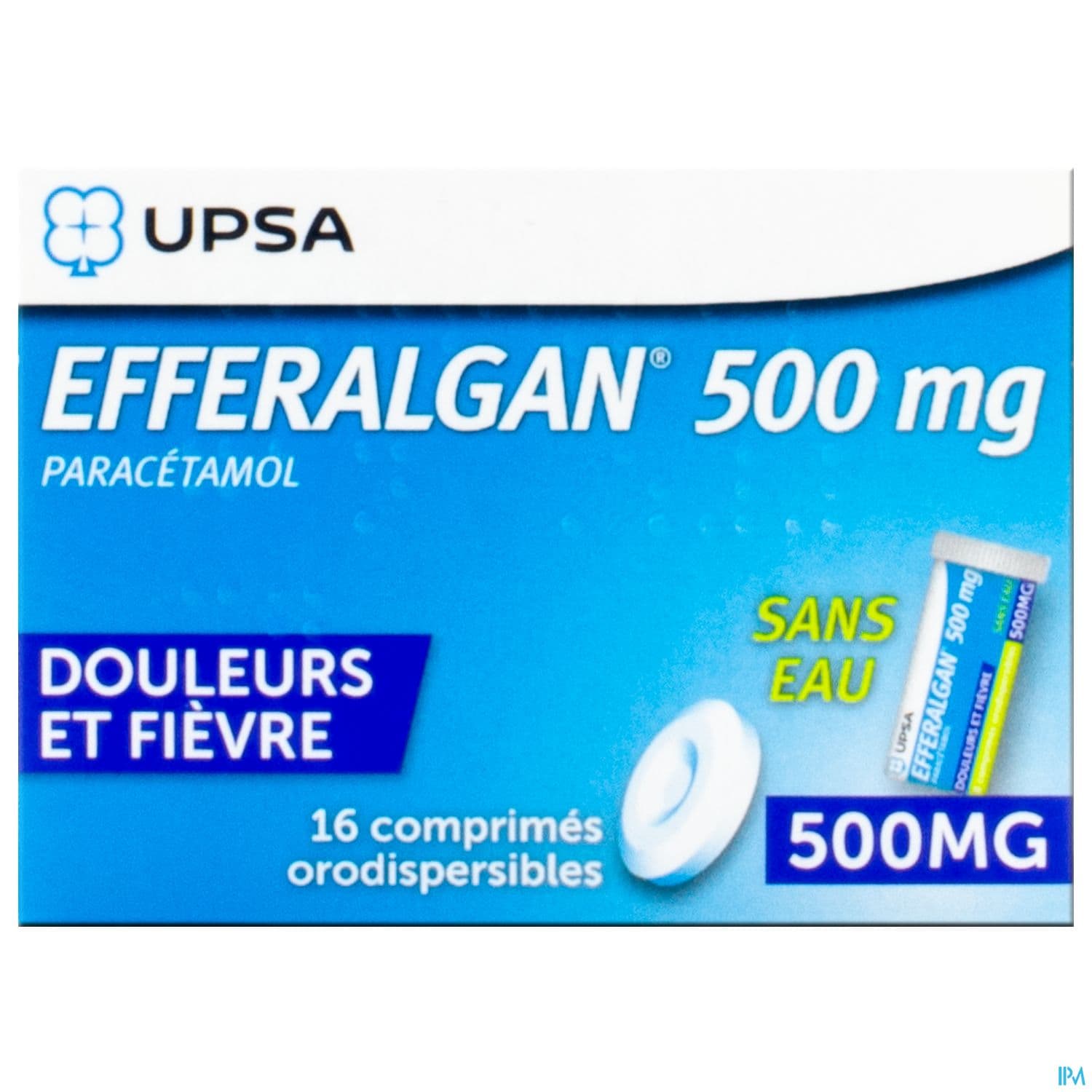 EFFERALGAN 500MG CPR ORODISP 16