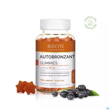 Biocyte Autobronzant Gummies 60