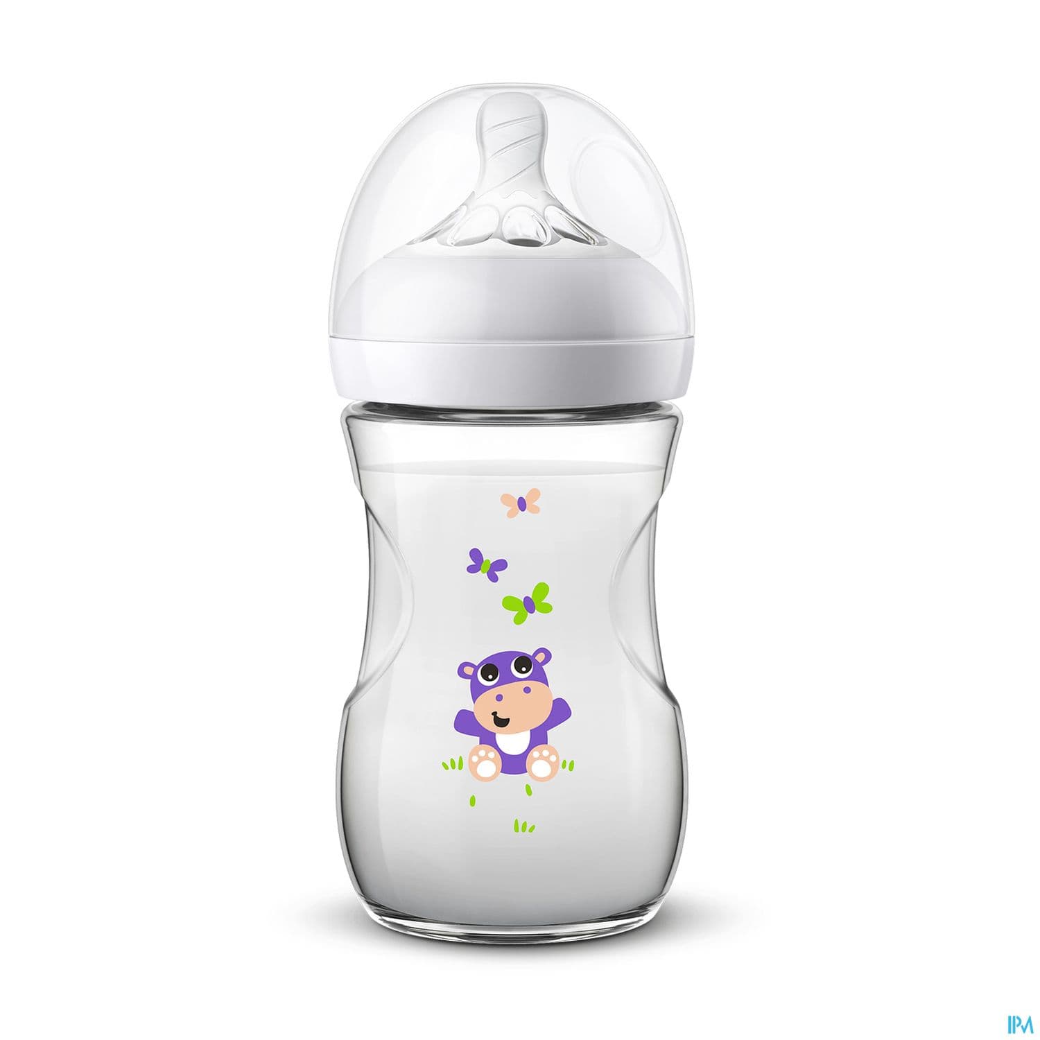 Avent Biberon Natural 2.0 Hippopotame 260ml Scf070/22