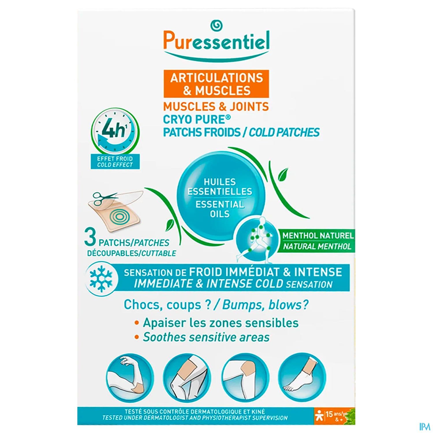 Puressentiel Patch Froid Cryo Pure Articulations Muscles X3