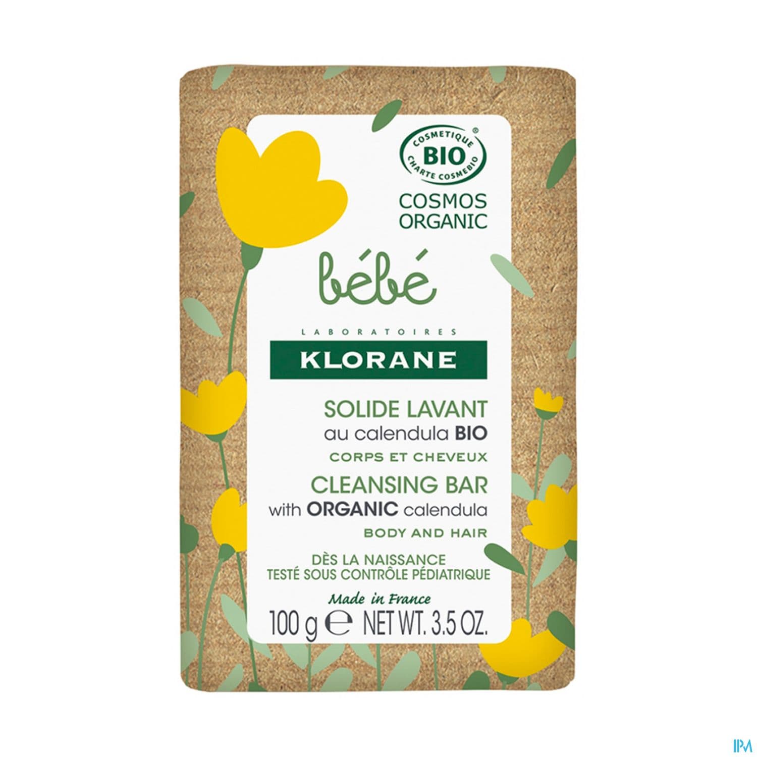 Klorane Bebe Solide Lavant Bio 100g