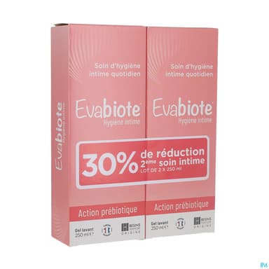 EVABIOTE INTIME GEL/MOUS LAV 250X2