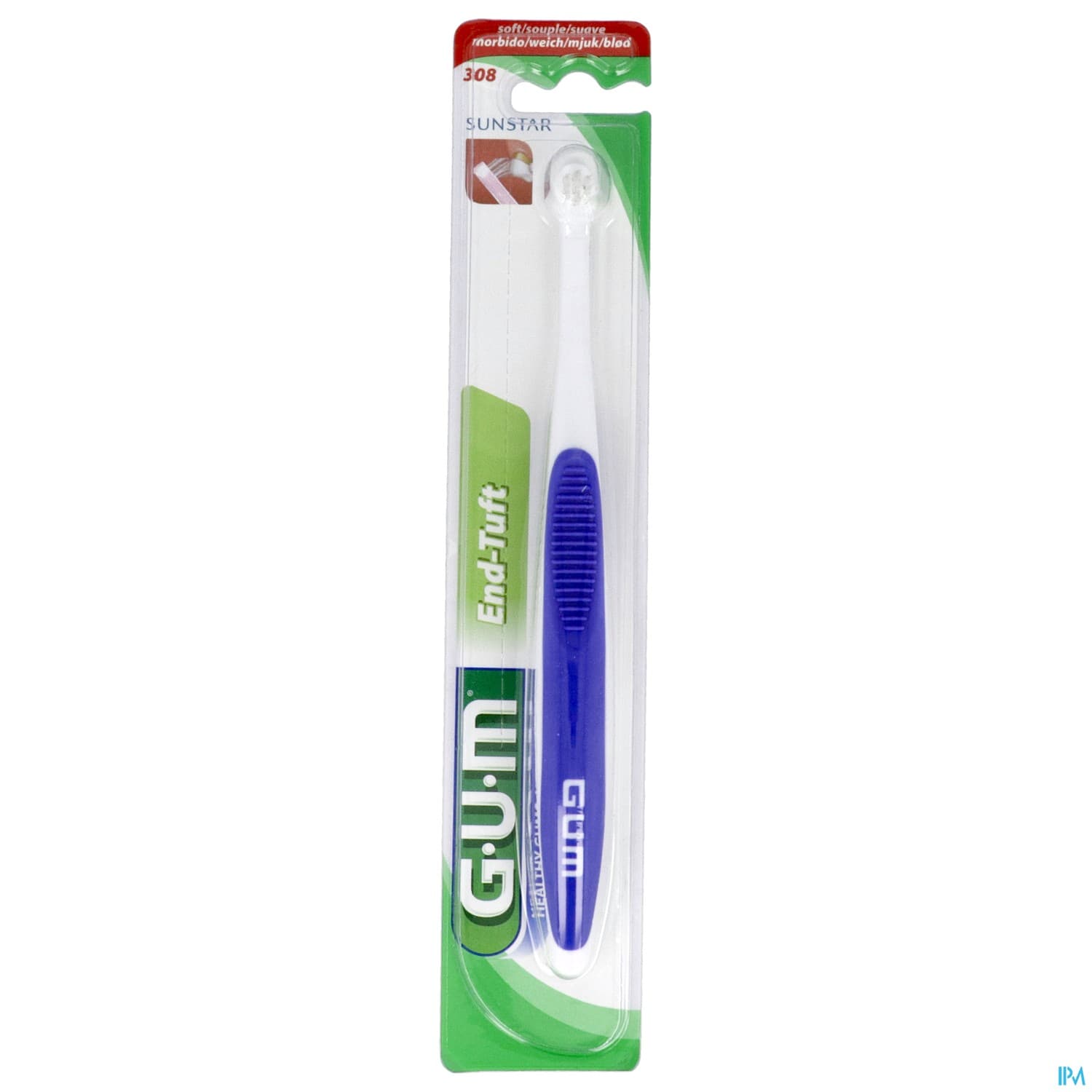 Gum monotouffe brosse à dents (modèle 308)