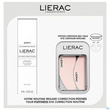LIERAC COFF DIOPTI POCHE GEL+PATCH