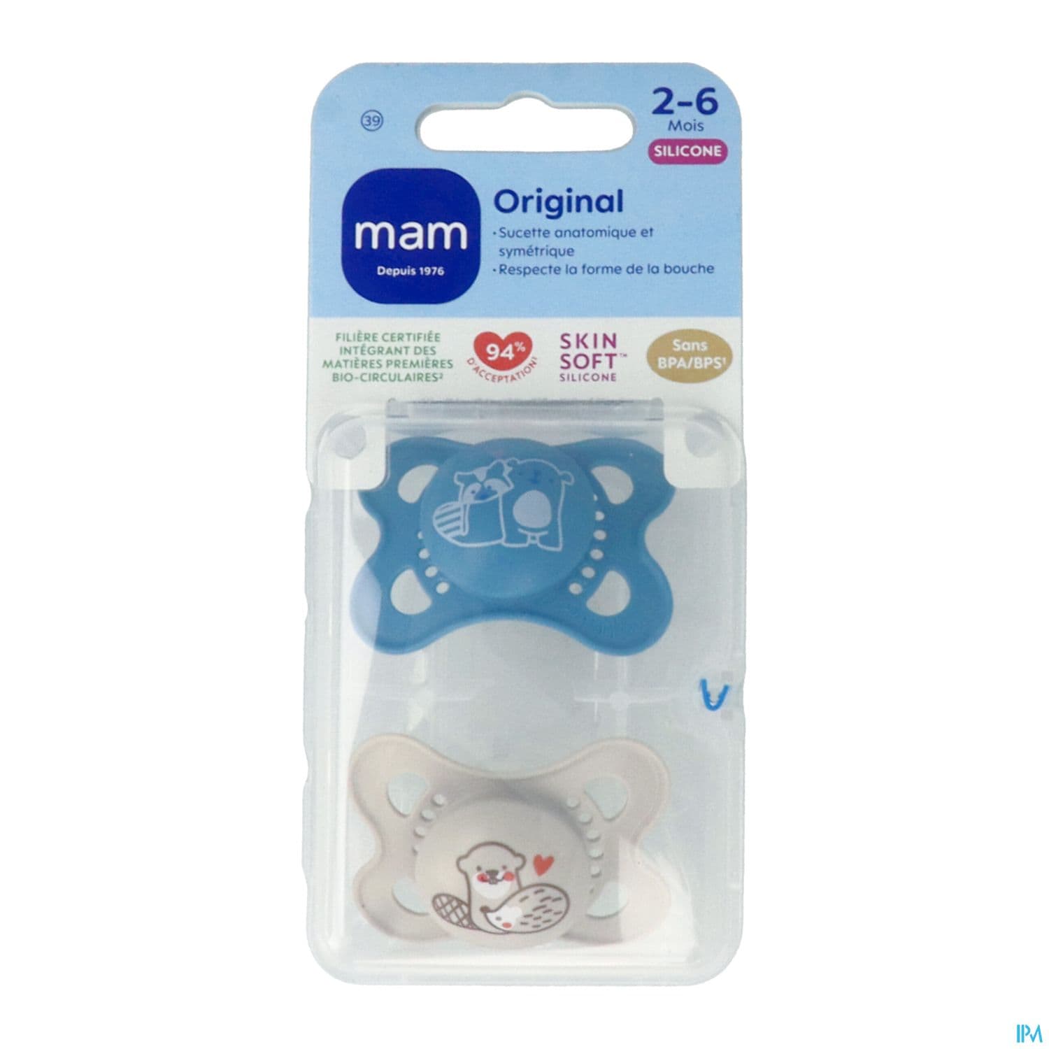 SUCET MAM ORIGIN NATUR SIL 2-6M X2