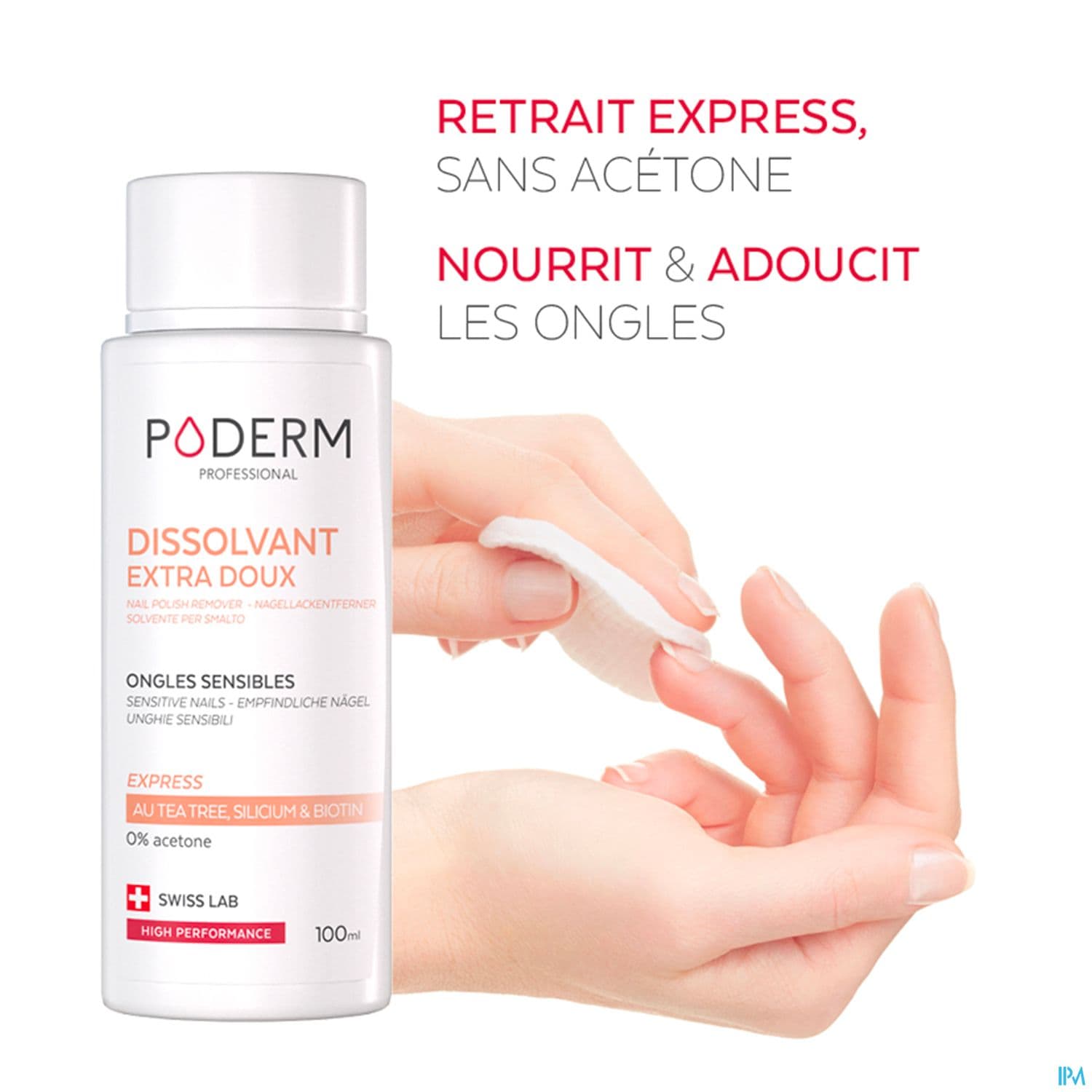 Poderm Professionnal Color Care Dissolvant Extra Doux 100ml