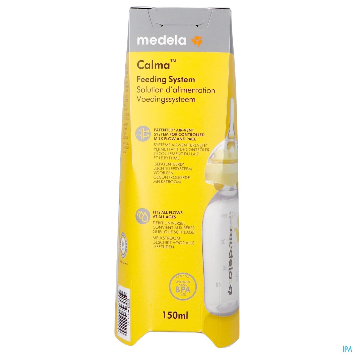 MEDELA BIB LAIT MATER 150ML CALMA — Pharmacie Européenne 24/24 de la place de clichy