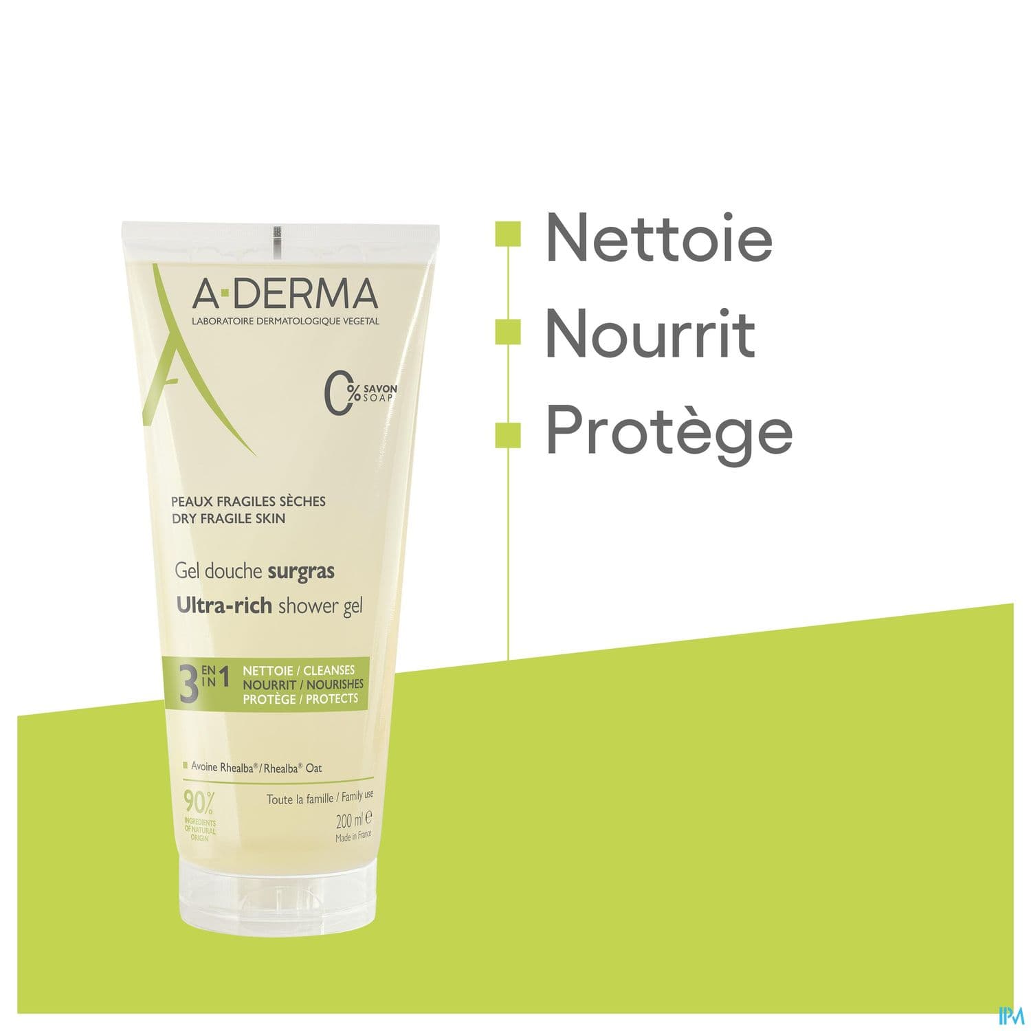 A-DERMA GEL DCH SURGRAS 200ML