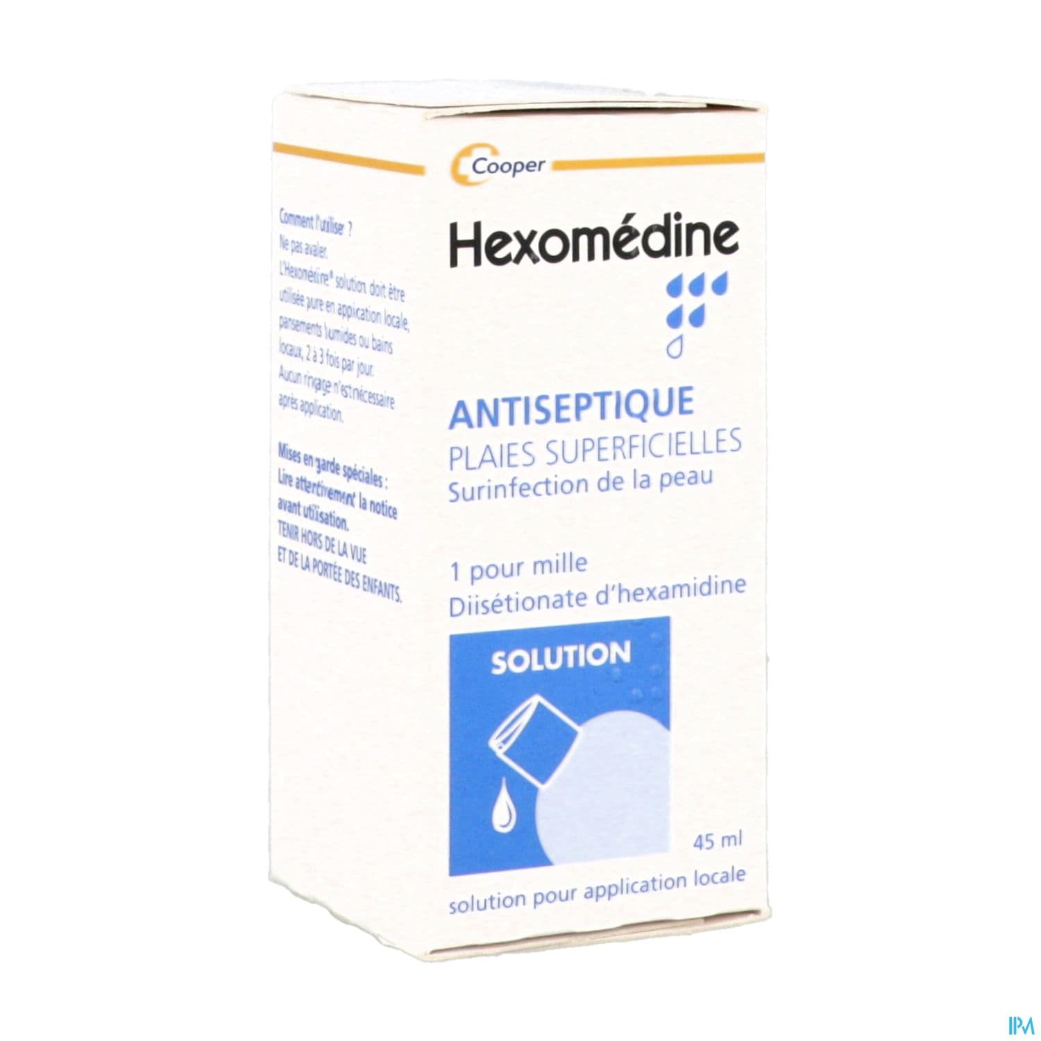 HEXOMEDINE 1 POUR MILLE FL 45ML