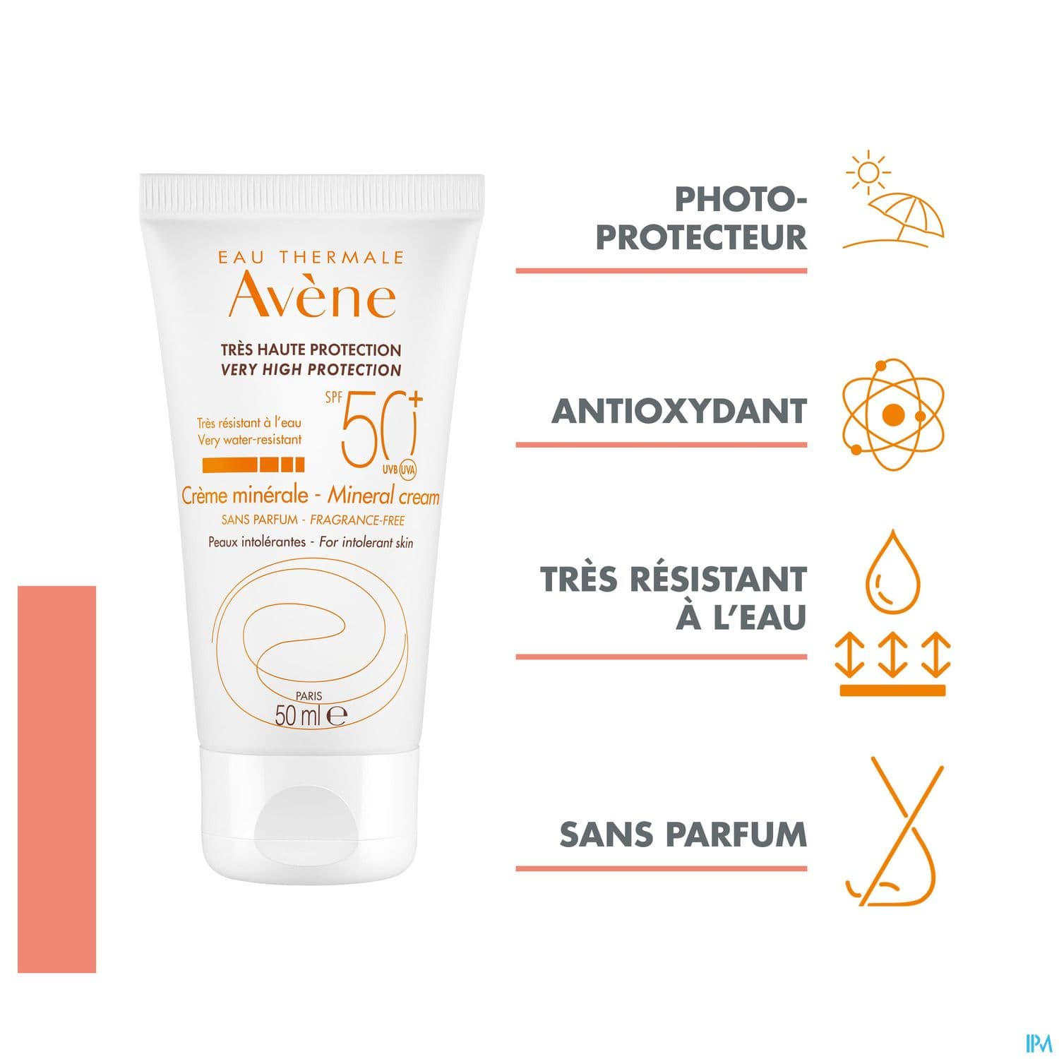 AVENE SOL SPF50+ MINERAL CR 50ML