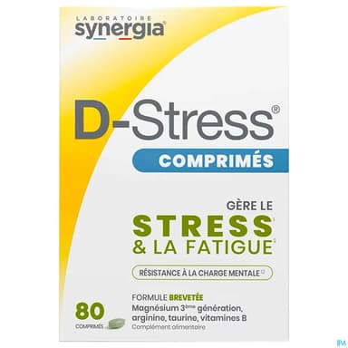 Synergia D Stress Comprime 80