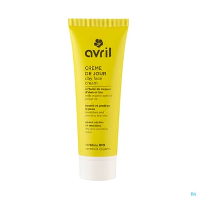 Avril Creme De Jour Peaux Seches Sensibles Certifiee Bio 50ml