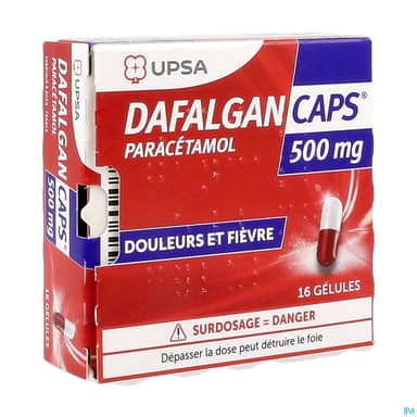 Dafalgancaps 500mg Gelule 16