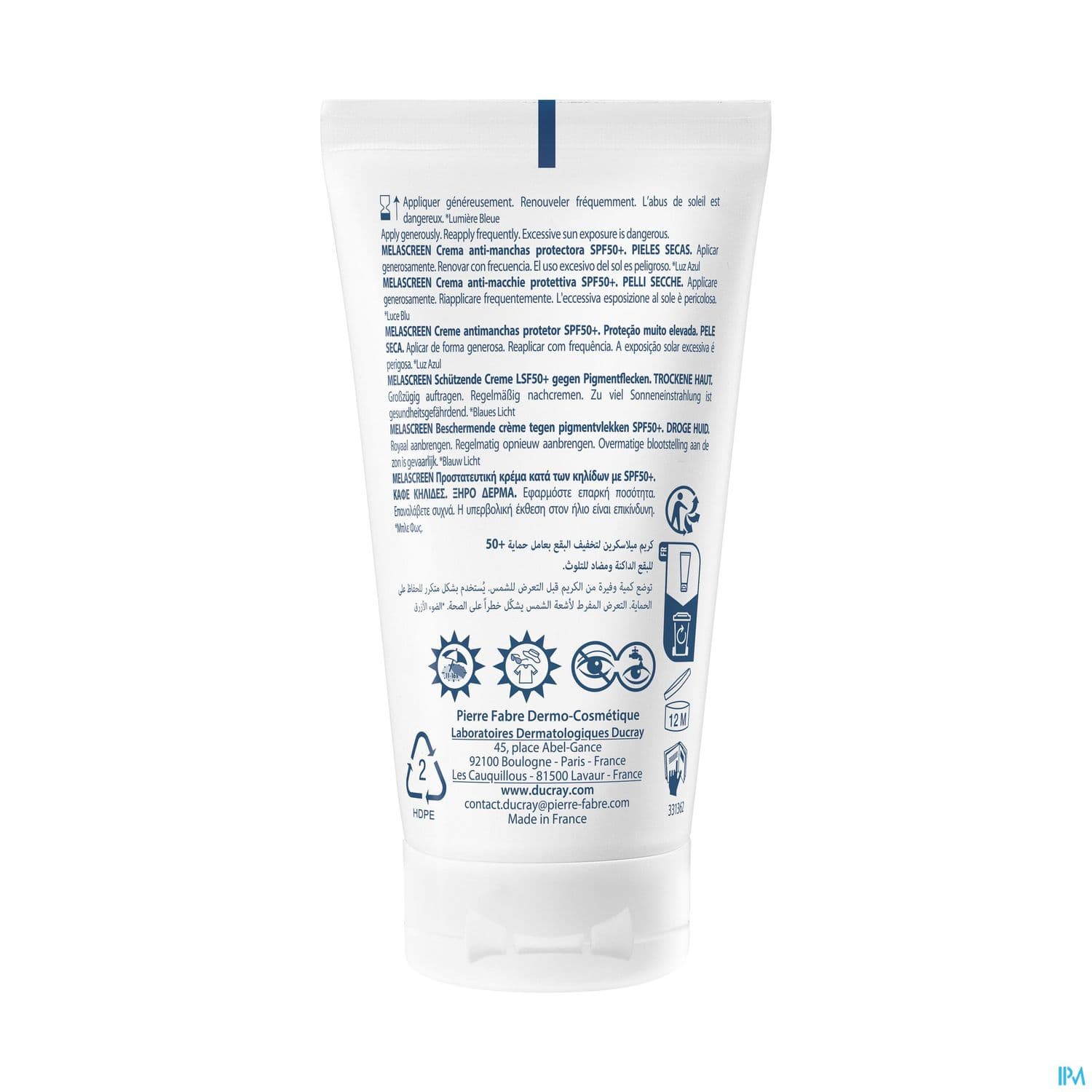 Ducray Melascreen Uv Creme Antitaches Spf50+ 50ml