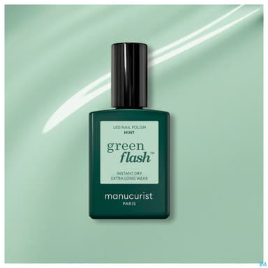 Manucurist Green Flash Vernis A Ongles Mint 15ml