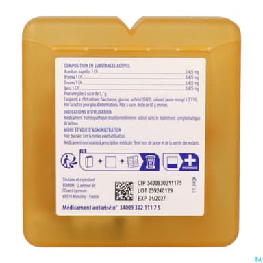 Boiron Mandarine Pate Pectorale A Sucer 60g
