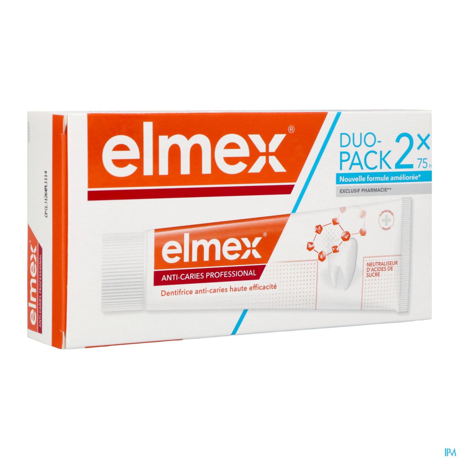 ELMEX DENT A/CARIE PRO 75ML X2