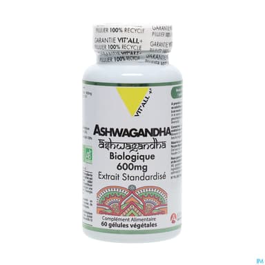 VIT ALL+ ASHWAGAND600MG EX/STD 60