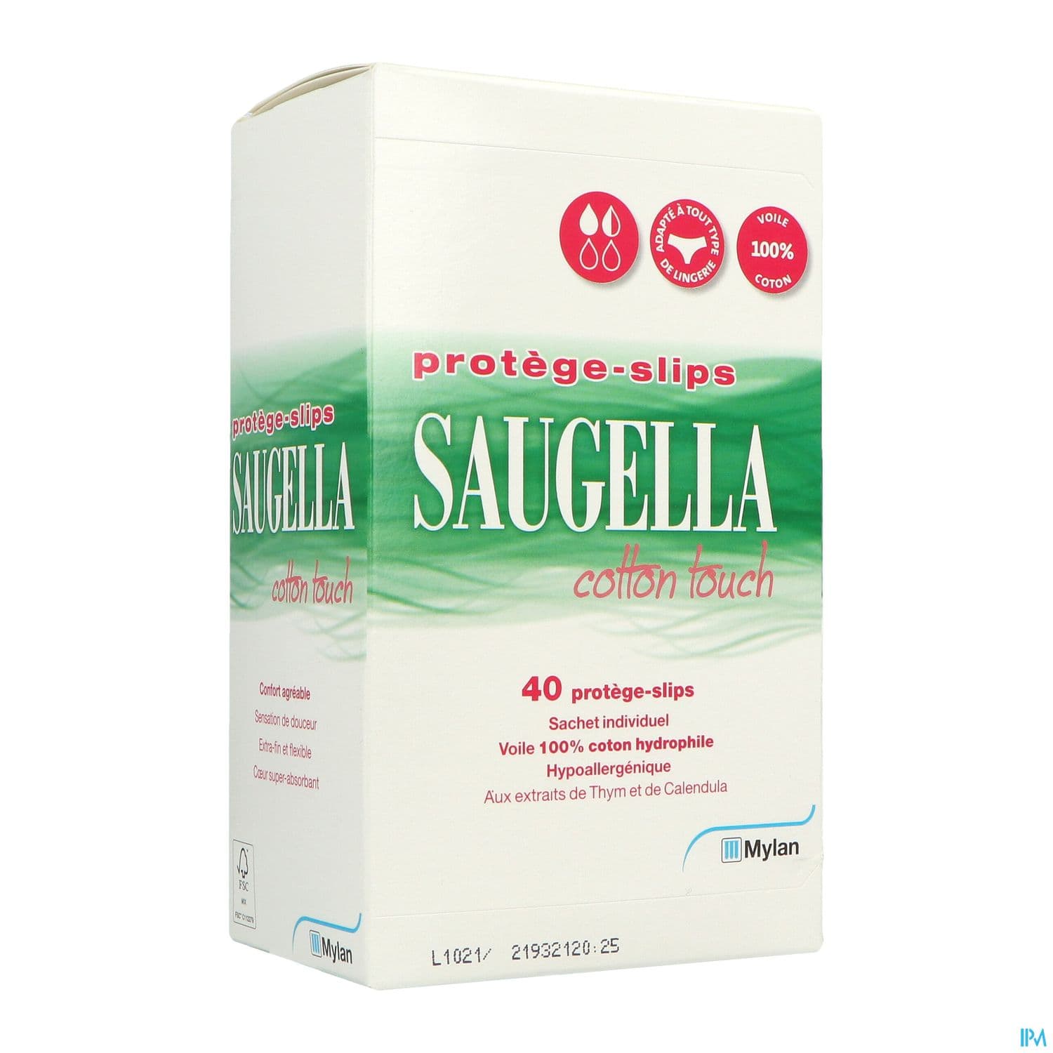 Saugella Cotton Touch Protege Slip 40