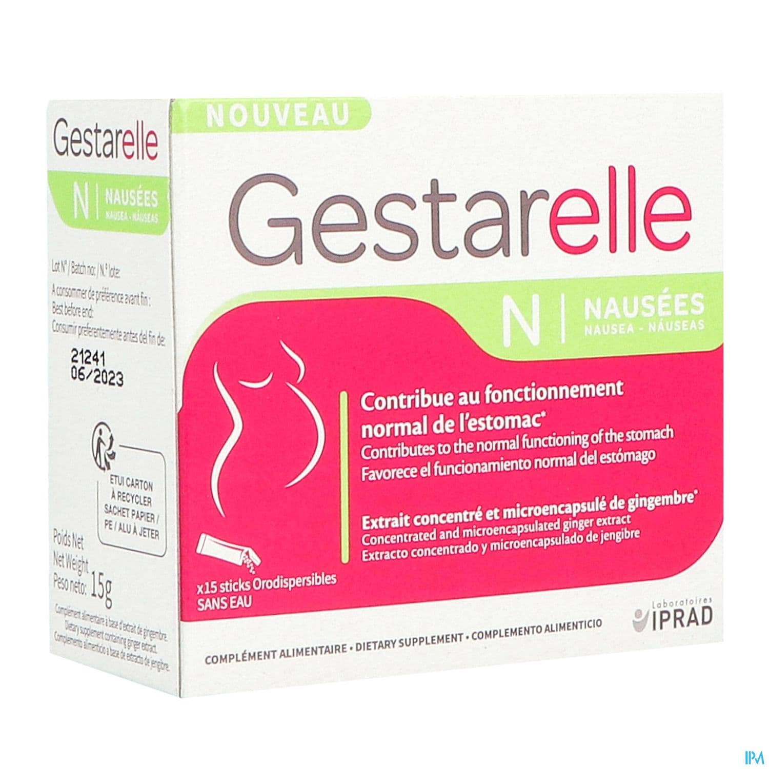 Gestarelle Nausees Stick Orodispersible 15
