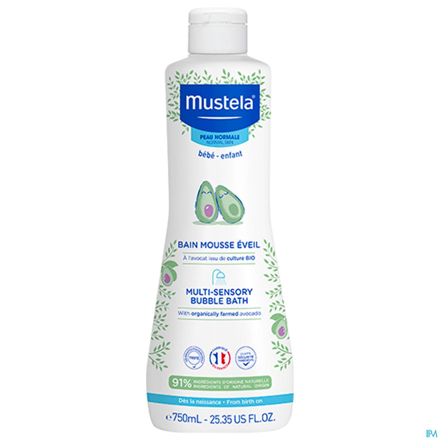 MUSTELA BB BAIN MOUSS EVEIL PN 750