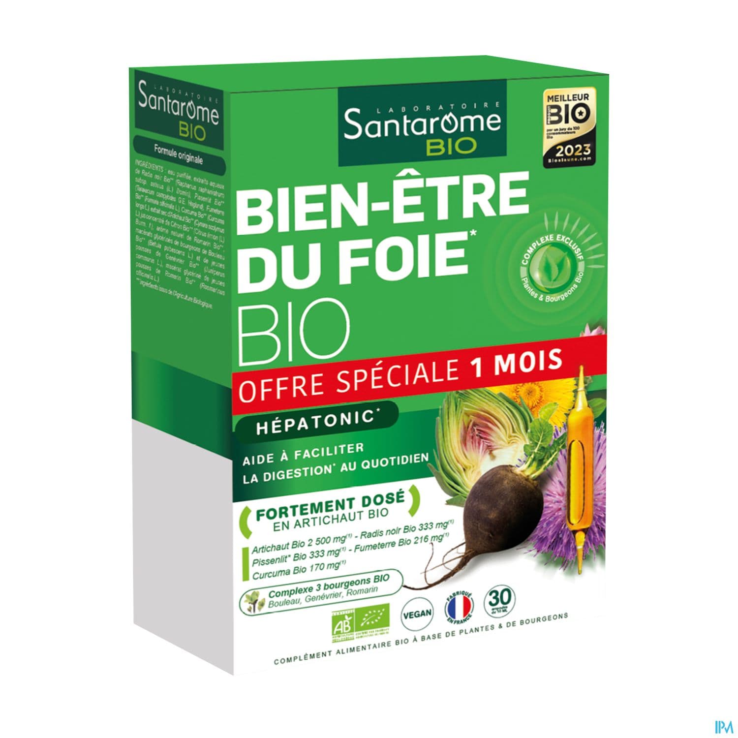 SANTAROME BIO BIEN-ETRE FOIE AMP30 — Pharmacie des Cascades