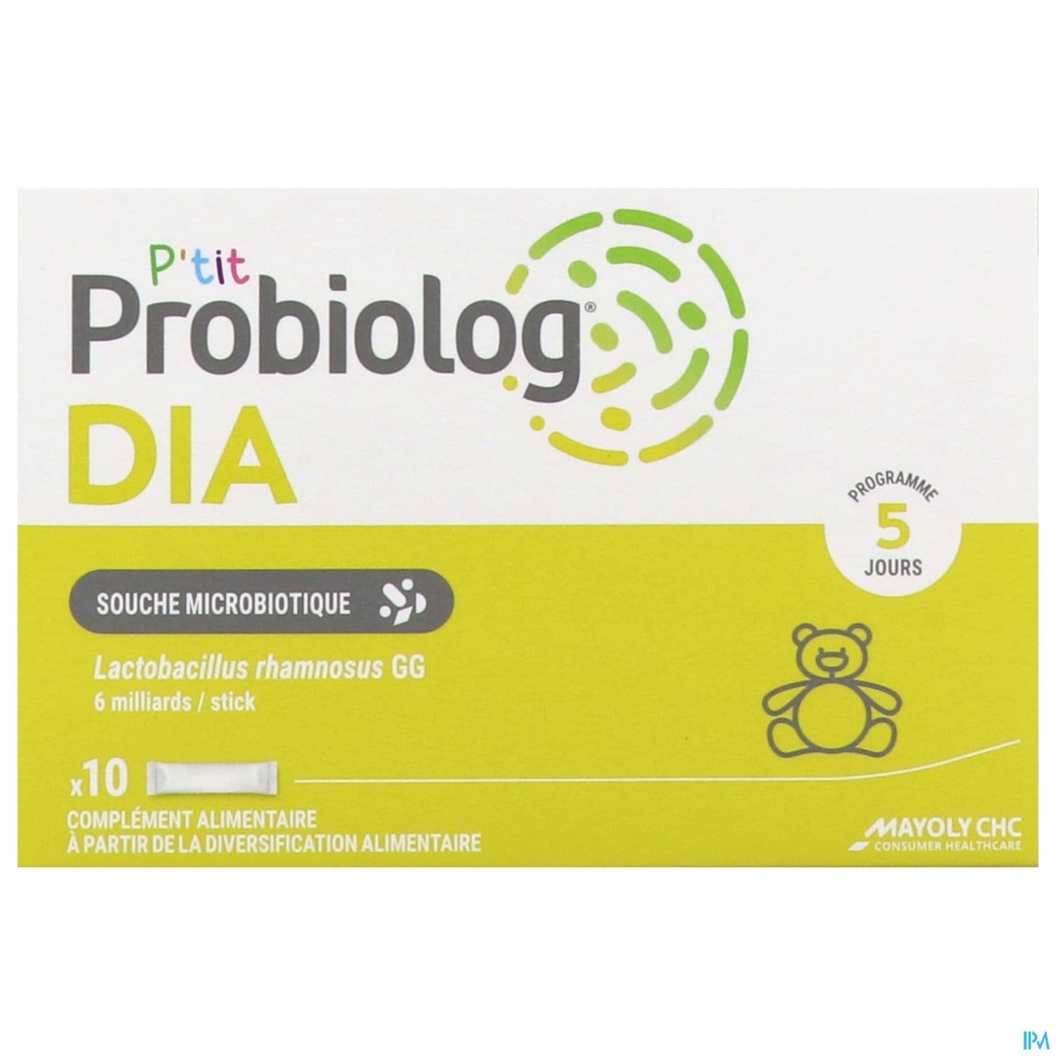 P'tit Probiolog Dia Enfant Nourrisson Poudre Stick 1g5 10